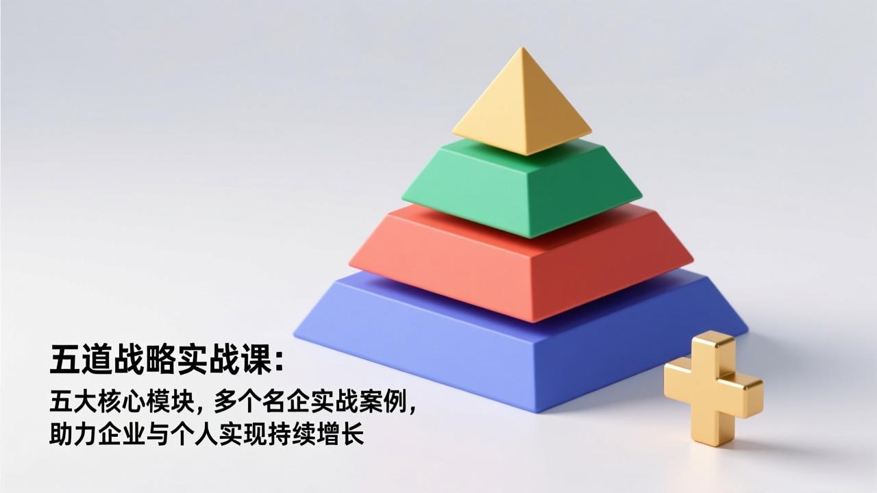 五道战略实战课：五大核心模块，多个名企实战案例，助力企业与个人实现持续增长-伊亚库