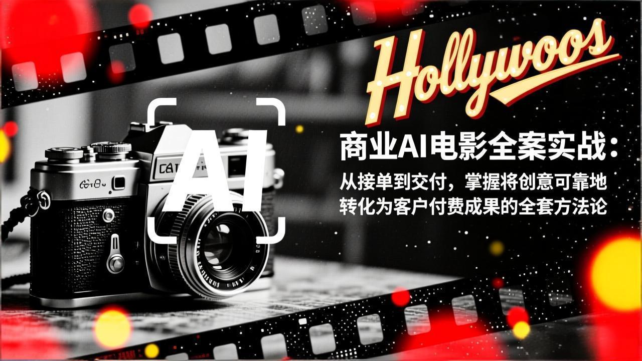 商业AI电影全案实战：从接单到交付，掌握将创意可靠地转化为客户付费成果的全套方法论-伊亚库