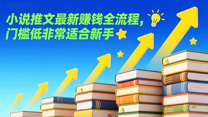 小说推文最新赚钱全流程，门槛低非常适合新手-伊亚库