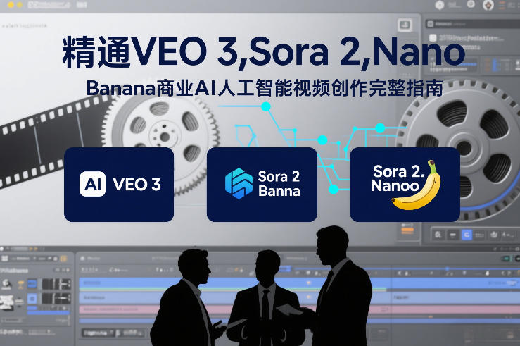 精通VEO 3，Sora 2，Nano Banana商业AI人工智能视频创作完整指南-伊亚库