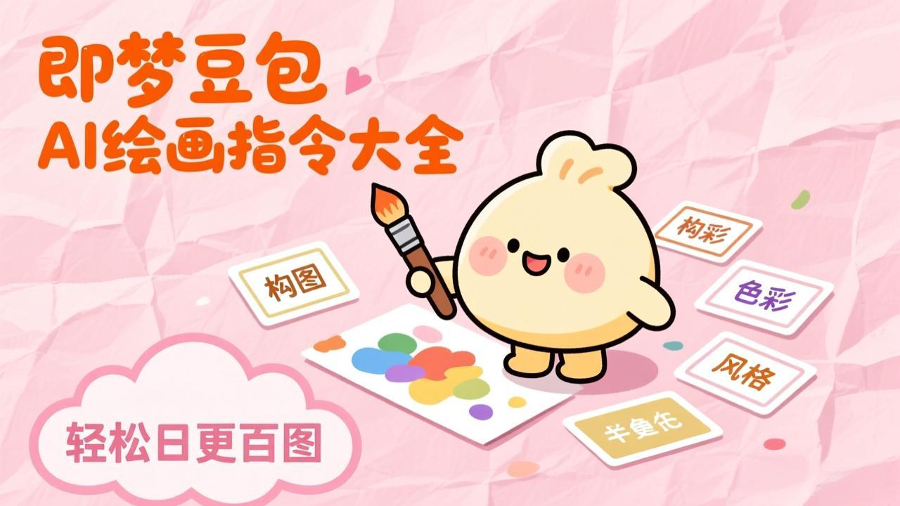 即梦豆包AI绘画指令大全：海量关键词库一键复制，出图效率提升10倍，轻松日更百图-伊亚库