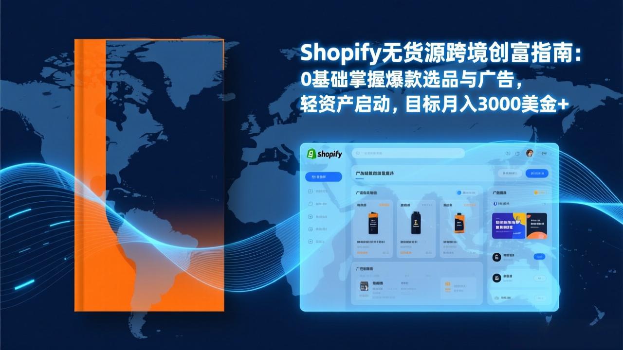 Shopify爆款打法实战：从选品到广告投放，复制爆款模型，驱动独立站月销售额破万刀-伊亚库