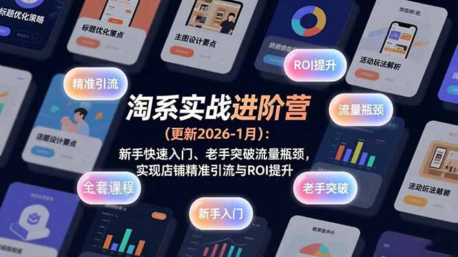 淘系实战进阶营(更新2026-1月-伊亚库