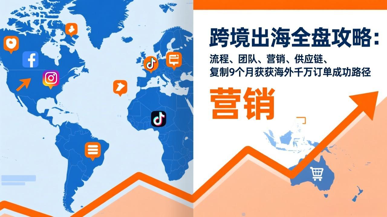 跨境出海全盘攻略：流程，团队，营销，供应链，复制9个月斩获海外千万订单成功路径-伊亚库