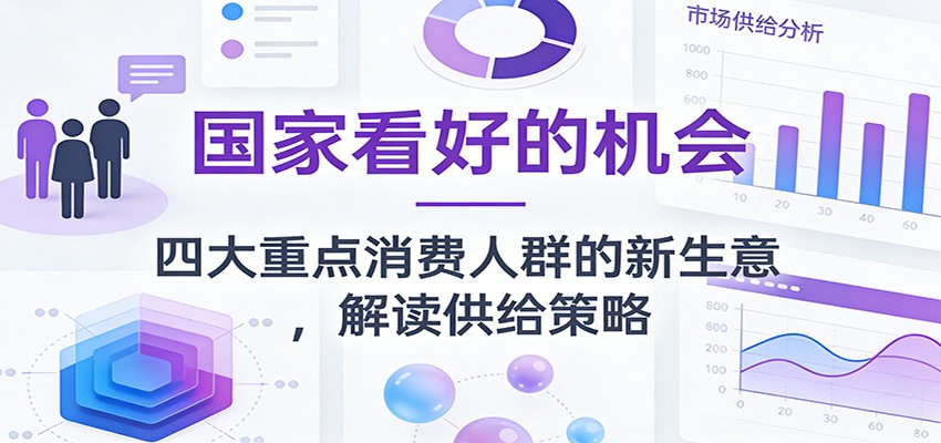公众号付费文章：国家看好的机会，四大重点消费人群的新生意，解读供给策略-伊亚库
