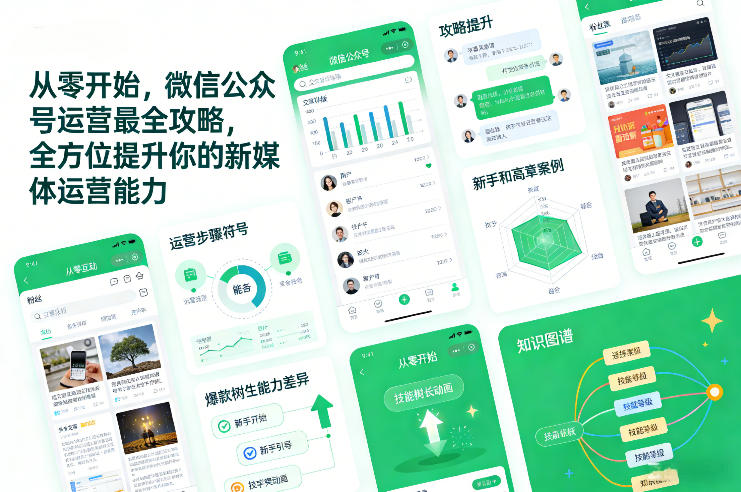 从零开始，微信公众号运营最全攻略，全方位提升你的新媒体运营能力-伊亚库