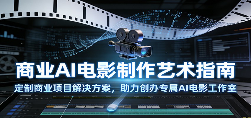 商业AI电影制作艺术指南：定制商业项目解决方案，助力创办专属AI电影工作室-伊亚库