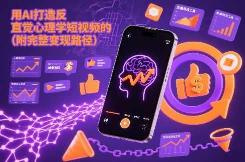 用AI打造“反直觉”心理学短视频的流量密码(附完整变现路径)-伊亚库
