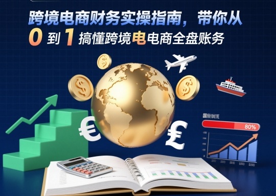 跨境电商财务实操指南，带你从0到1搞懂跨境电商全盘账务-伊亚库