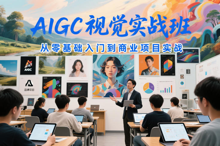 AIGC视觉实战班，从零基础入门到商业项目实战-伊亚库
