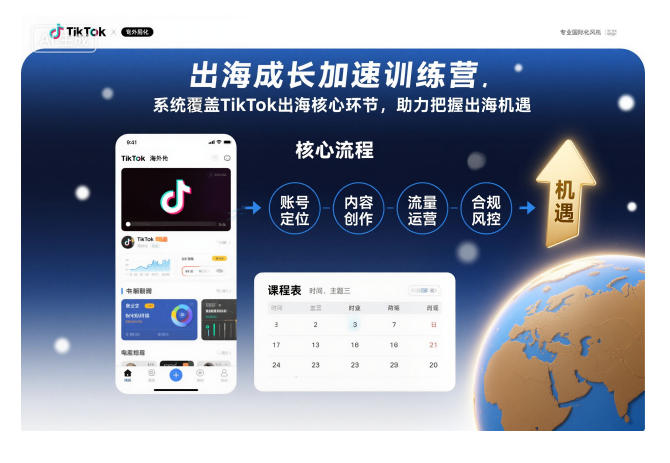 出海成长加速训练营，系统覆盖TikTok出海核心环节，助力把握出海机遇(更新)-伊亚库