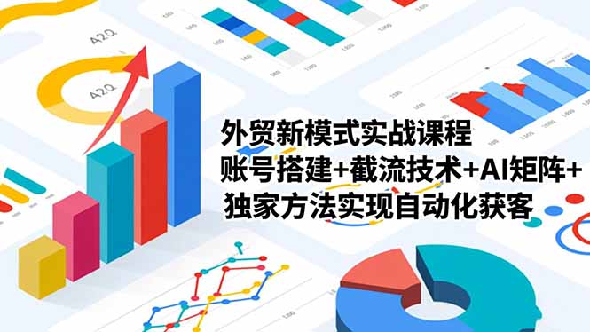 外贸新模式实战课程-更新2月，账号搭建+截流技术+AI矩阵+独家方法实现自动化获客-伊亚库