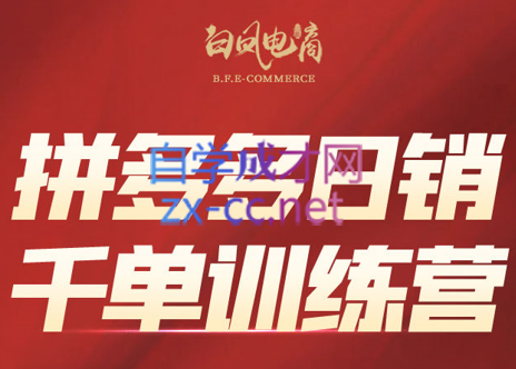 白凤电商·拼多多日销千单训练营(更新2月)-伊亚库