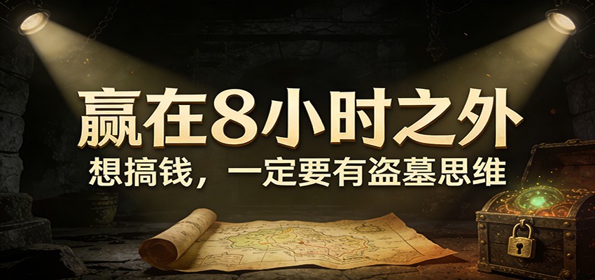 公众号付费文章《赢在8小时之外，想搞钱，一定要有盗墓思维》-伊亚库