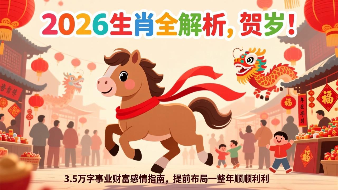 付费文章：贺岁！2026生肖全解析，3.5万字事业财富感情指南，提前布局一整年顺顺利利-伊亚库