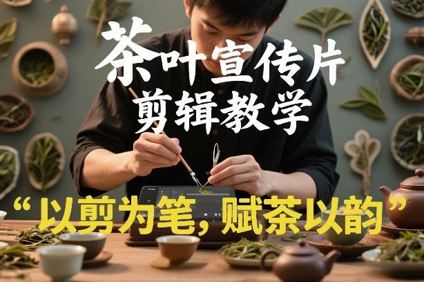 茶叶宣传片剪辑教学，以剪为笔，赋茶以韵，新手也能拍出高级感-伊亚库
