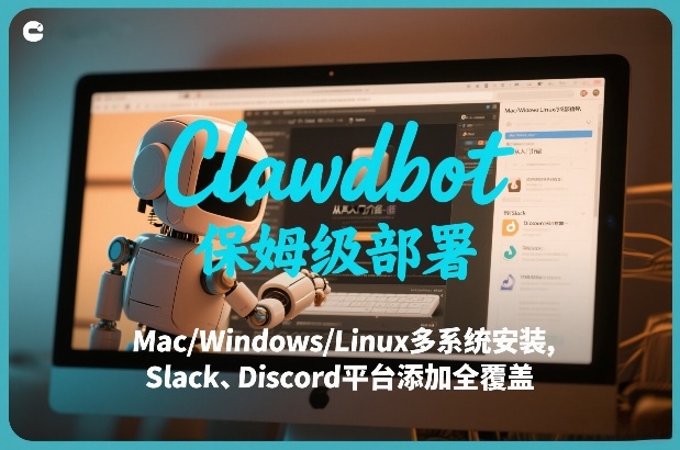 Clawdbot保姆级部署，从入门介绍、Mac/Windows/Linux多系统安装，到Slack、Discord平台添加全覆盖-伊亚库