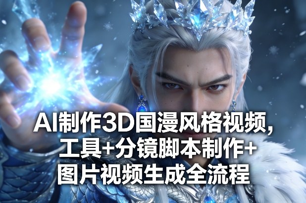 AI制作3D国漫风格视频，工具+分镜脚本制作+图片视频生成全流程-伊亚库