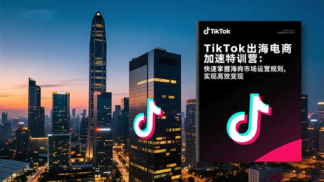 TikTok出海电商加速特训营-更新：快速掌握海外市场运营规则，实现高效变现-伊亚库
