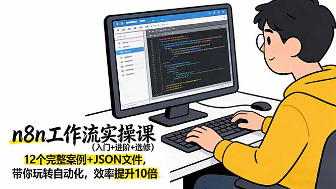 n8n工作流实操课(入门+进阶+选修-伊亚库