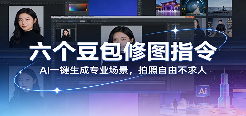 六个豆包修图指令：AI 一键生成专业场景，拍照自由不求人-伊亚库
