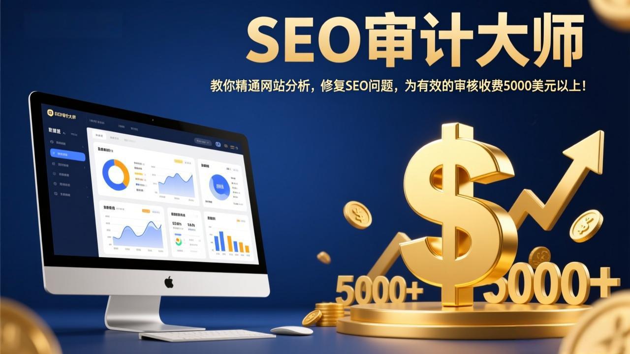 SEO审计大师：教你精通网站分析，修复SEO问题，为有效的审核收费5000美元以上！-伊亚库