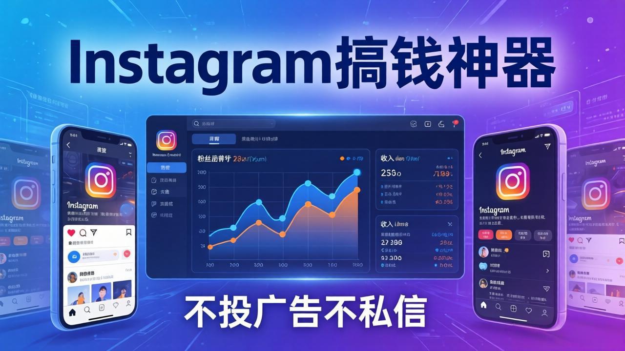 Instagram搞钱神器：月涨6万粉+月入5万刀，不投广告不私信，靠算法+低价产品-伊亚库