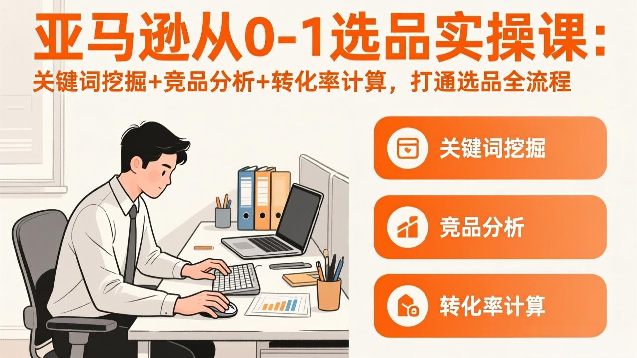 亚马逊从0-1选品实操课(更新3月-伊亚库