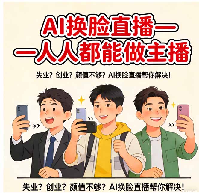 AI换脸直播，人人都能做主播-伊亚库