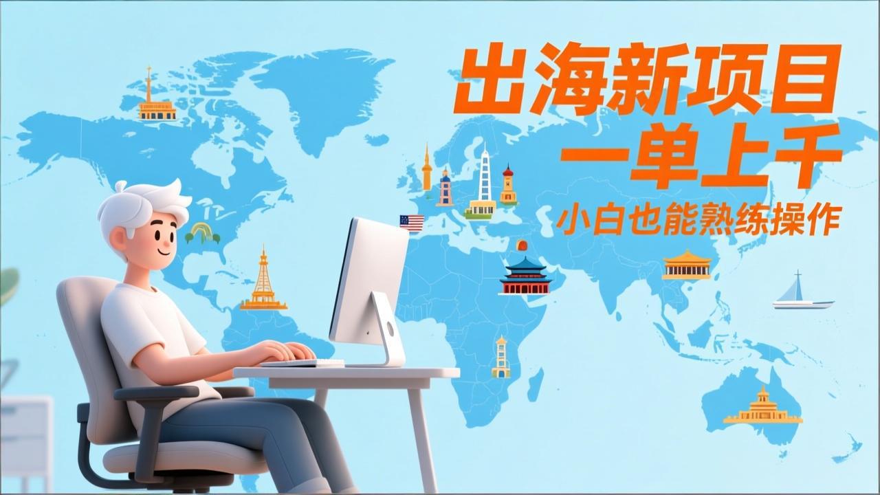 出海新项目，一单上千，小白也能熟练操作-伊亚库