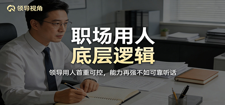 公众号付费文章：职场用人底层逻辑，领导用人首重可控，能力再强不如可靠听话-伊亚库