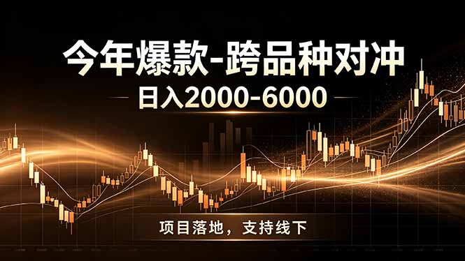 全新跨品种对冲模式上线！日稳定盈利 2000-6000，合规长久可批量放大-伊亚库