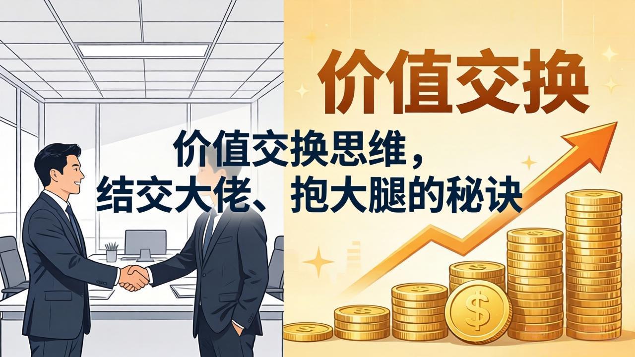某付费文章：价值交换思维，结交大佬、抱大腿的秘诀-伊亚库