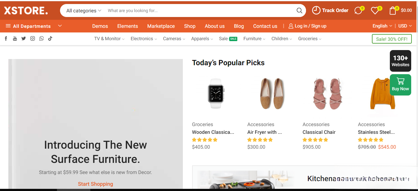 WordPress主题–Xstore v9.5.1 Woocommerce主题 破解版下载-伊亚库