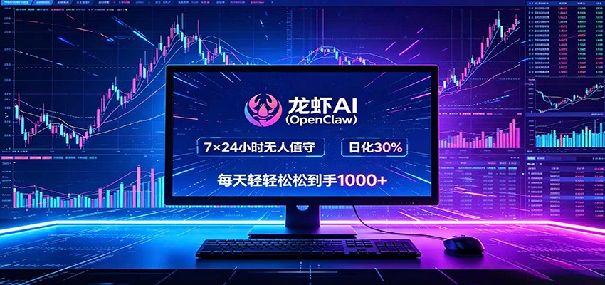 龙虾AI(OpenClaw)全自动挂机，智能操控电脑高效执行任务，每天轻松到手四位数-伊亚库