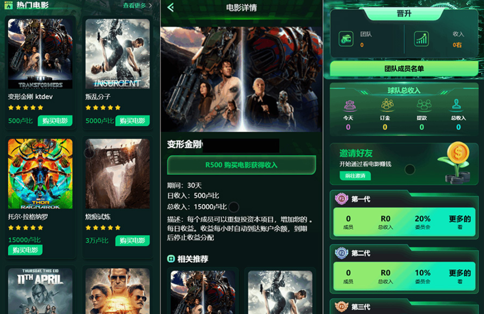 Flickiri Fun海外电影投资理财源码 电影投资正规平台 影视理财类源码-伊亚库
