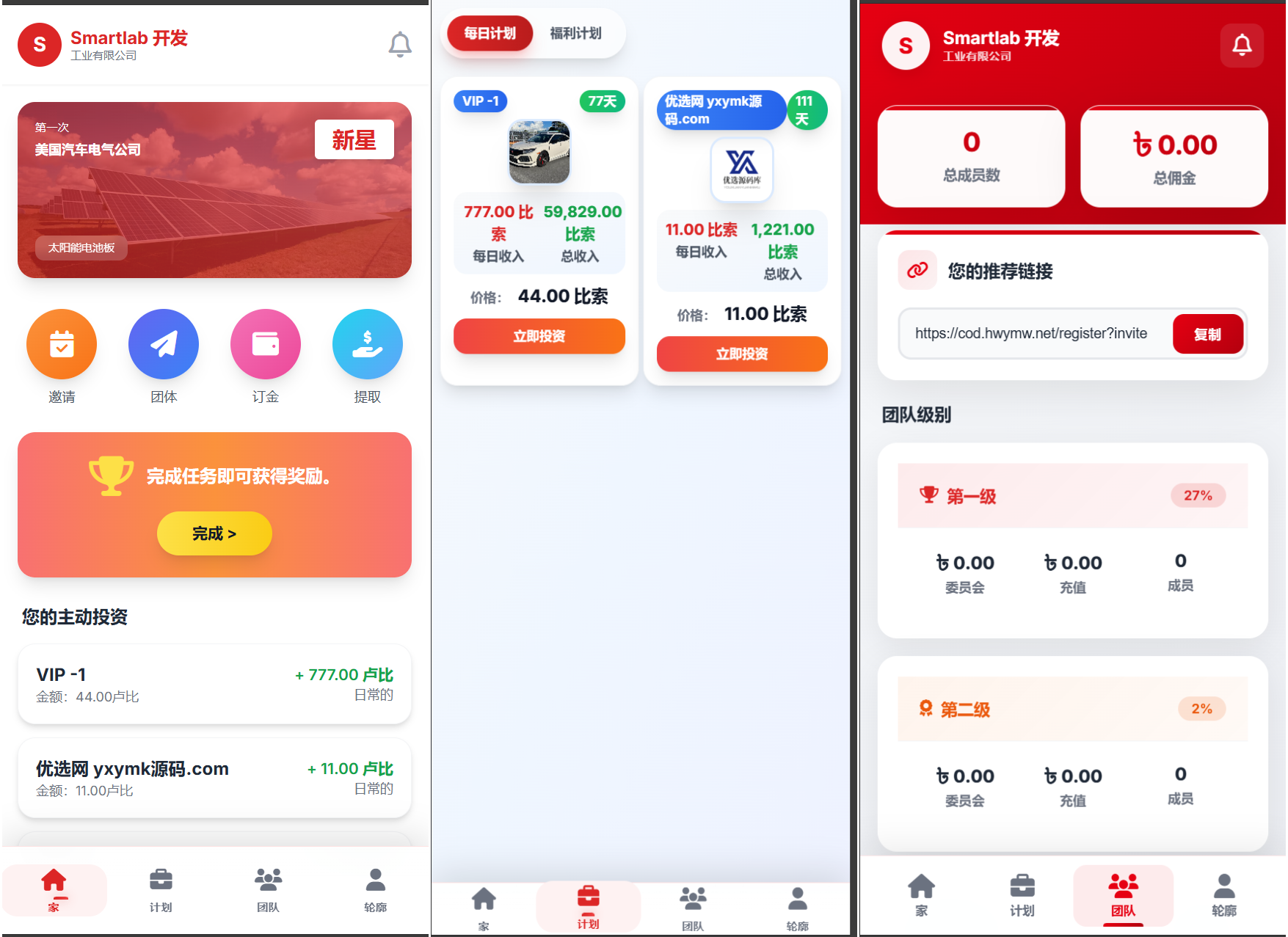 海外汽车电气投资理财源码/三级分销/可自定义产品-伊亚库