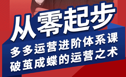海神·拼多多运营进阶系统课(更新2026)-伊亚库