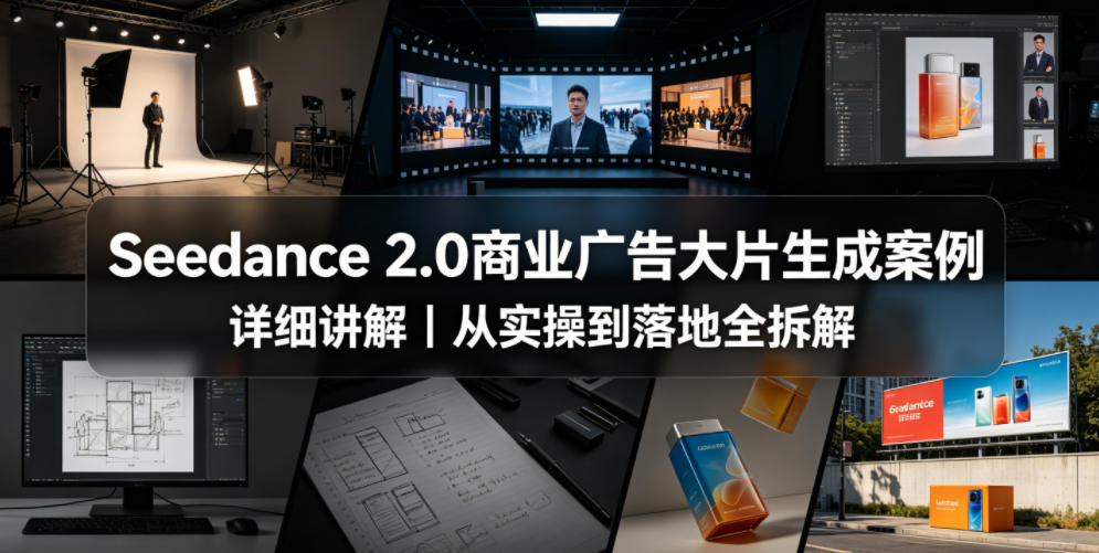Seedance 2.0商业广告大片生成案例详细讲解｜从实操到落地全拆解-伊亚库