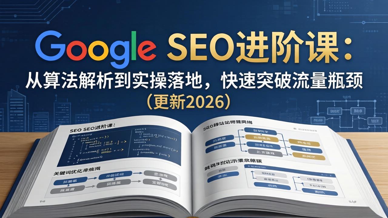 Google SEO进阶课：从算法解析到实操落地，快速突破流量瓶颈(更新2026-伊亚库