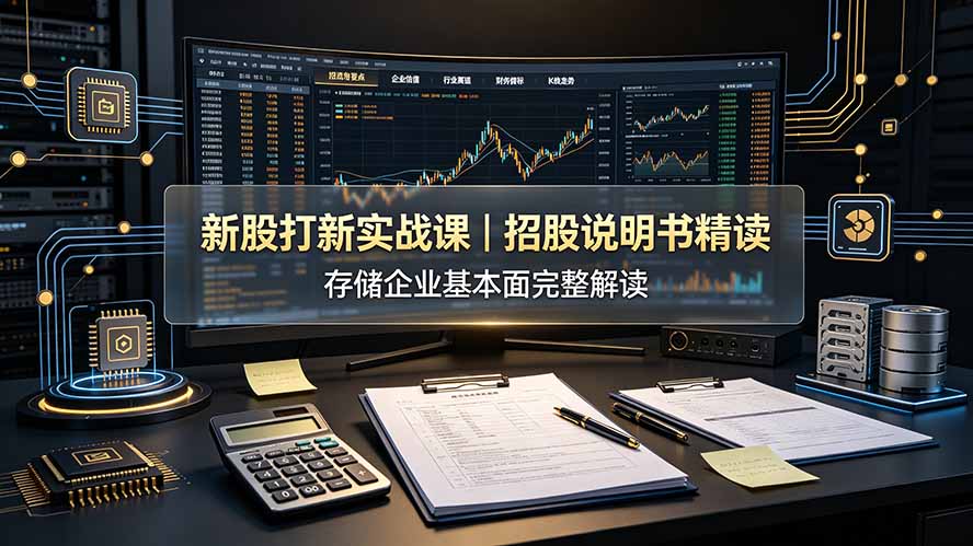 付费文章：新股打新实战课｜招股说明书精读，存储企业基本面完整解读-伊亚库