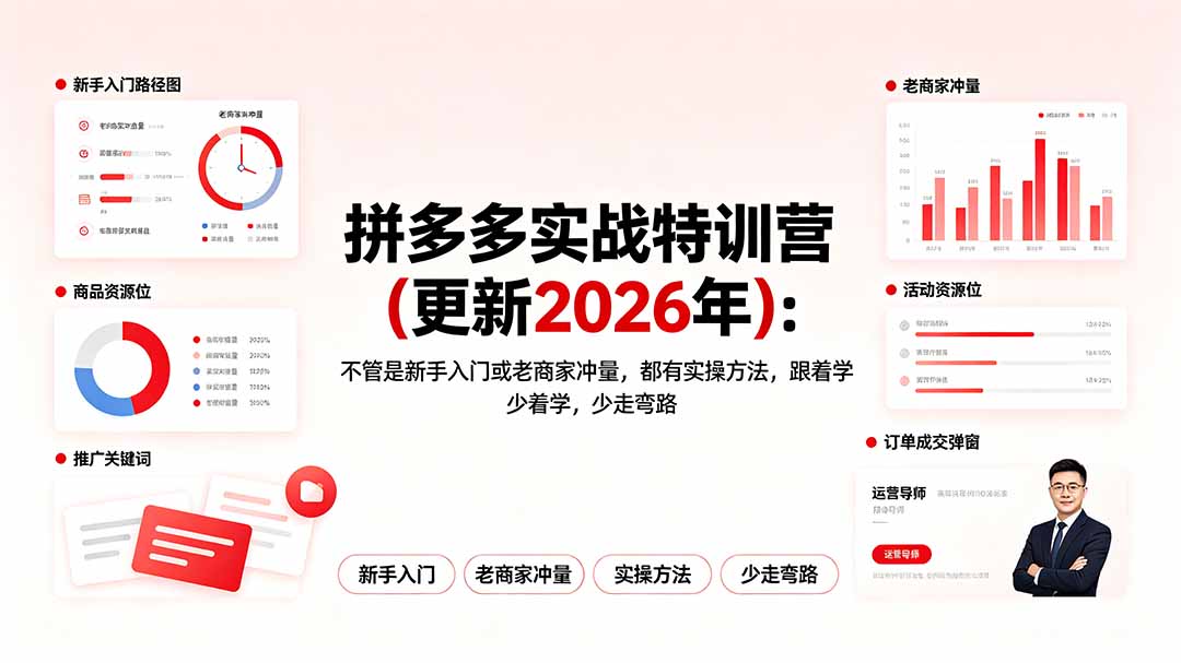 拼多多实战特训营(更新2026年-伊亚库