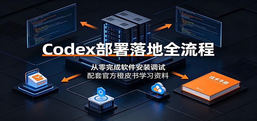 Codex部署落地全流程：从零完成软件安装调试，配套官方橙皮书学习资料-伊亚库