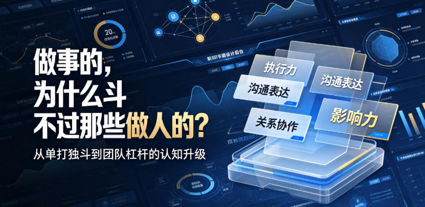 付费文章:做事的,为什么斗不过那些做人的?