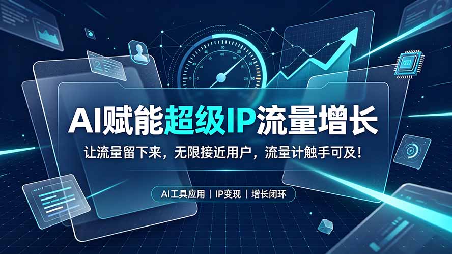 AI赋能超级IP流量增长：让流量留下来，无限接近用户，流量计触手可及！-伊亚库