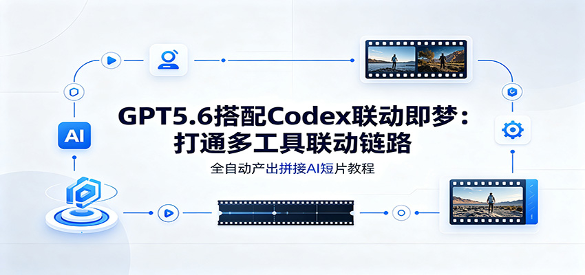GPT5.6搭配Codex联动即梦：打通多工具联动链路，全自动产出拼接AI短片教程-伊亚库