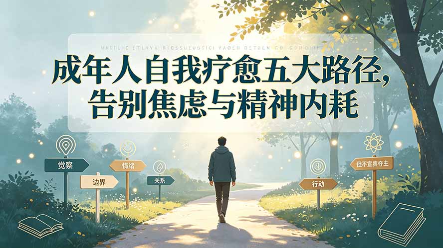 付费文章：成年人自我疗愈五大路径，告别焦虑与精神内耗-伊亚库
