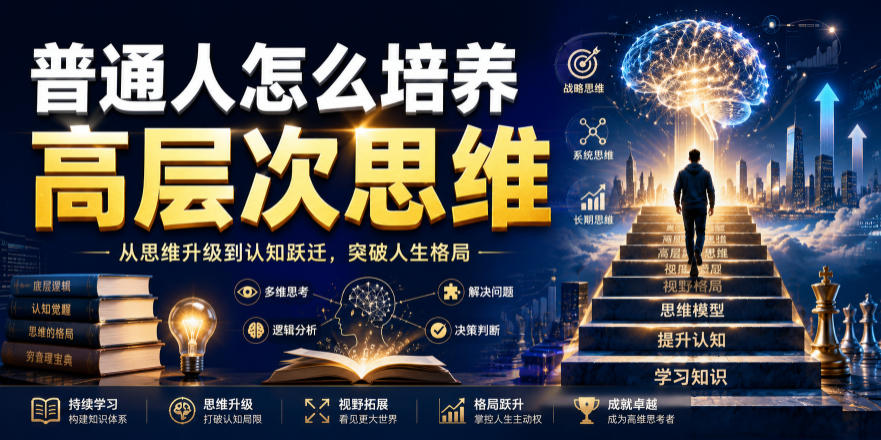公众号付费文章：普通人怎么培养高层次思维-伊亚库