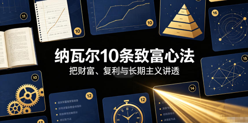 付费文章：纳瓦尔10条致富心法-伊亚库