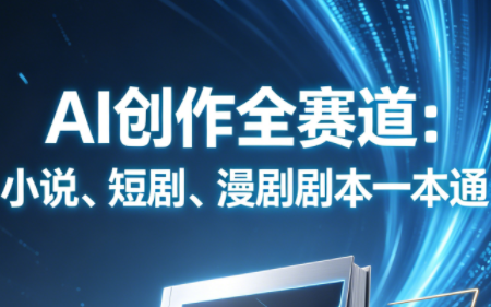 AI创作全赛道：小说、短剧、漫剧剧本一本通(更新7月)-伊亚库